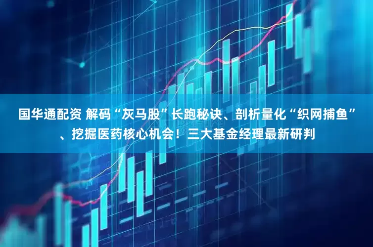 国华通配资 解码“灰马股”长跑秘诀、剖析量化“织网捕鱼”、挖掘医药核心机会！三大基金经理最新研判